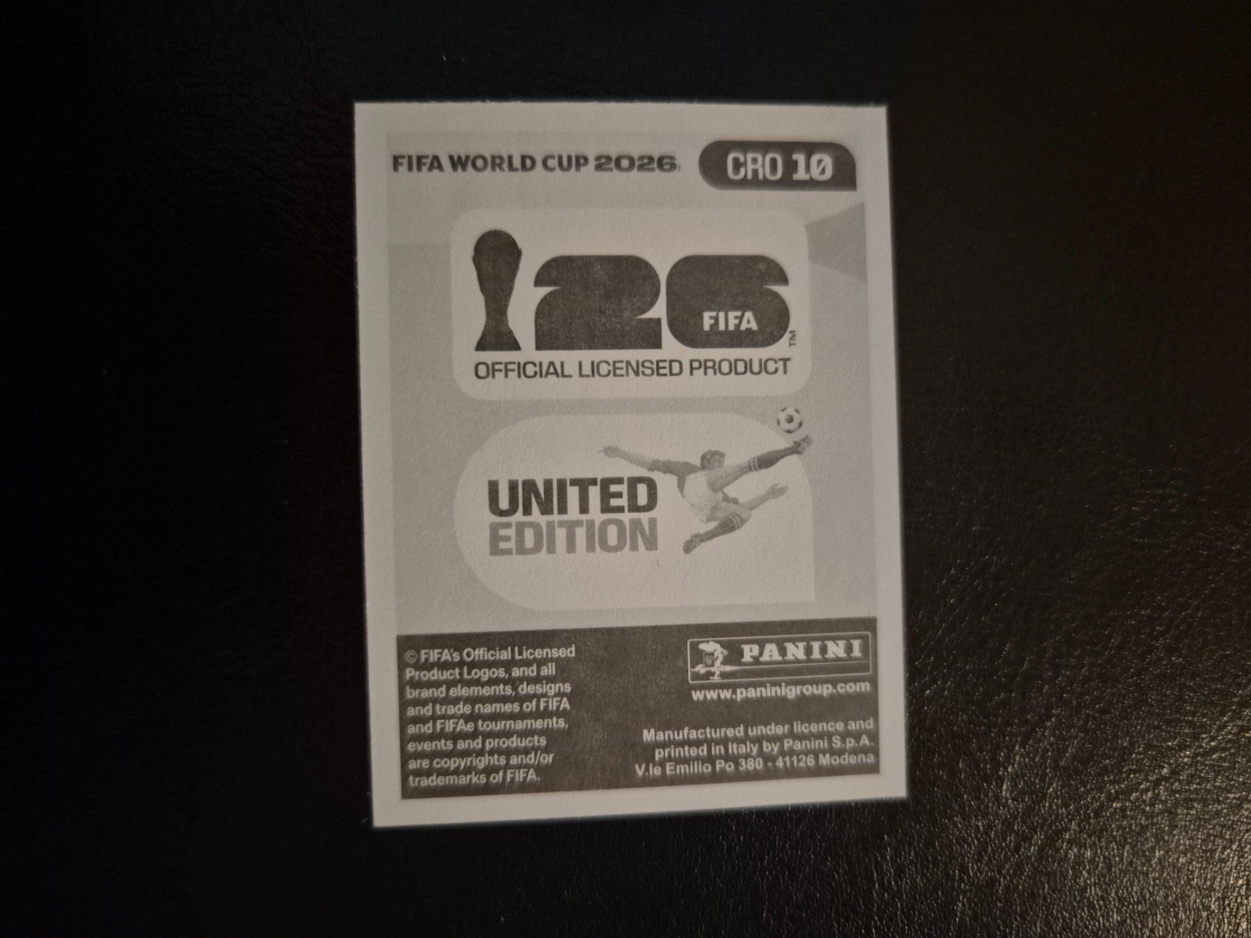 Panini Carte collezionabili: Panini WM 26 CRO 10 – Nuovo (secondo la descrizione) da Rorschacherberg venduto da AJ3108 1