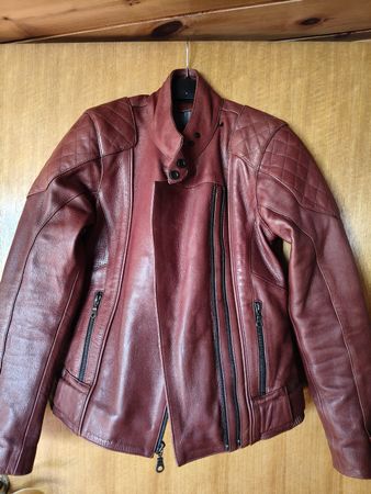 Motorrad Lederjacke Gr. 36, Dame