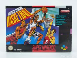 SNES World League Basketball OVP CIB PAL