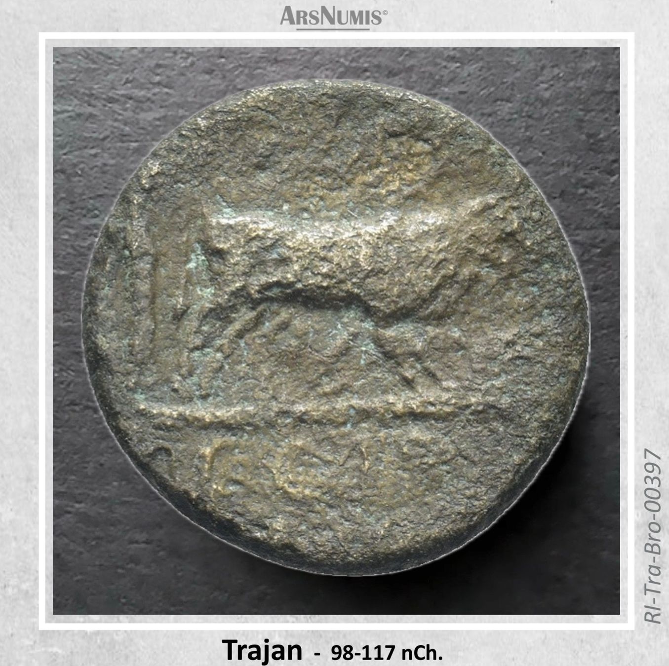 Alle Münzen: Römische Münze - Trajan – Gebraucht aus Oberwil b. Zug von ArsNumis 1