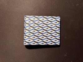 Portafoglio Kerbedanz blu e bianco