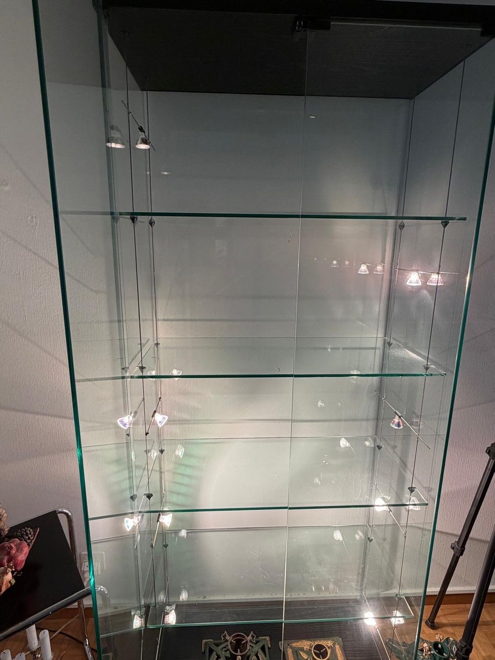 Vetrine: Exklusive Glasvitrine von Glaströsch mit Beleuchtung – Usato da Luzern venduto da Johannas-flohmarkt 1