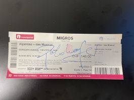 Autogramm Polo Hofer auf Alperose Musical Ticket