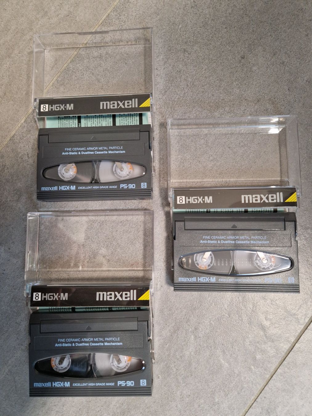 Leerkassetten: 3 neue Video 8 Kassetten Maxell – Neu und originalverpackt aus Stetten (SH) von SouthWestSwiss