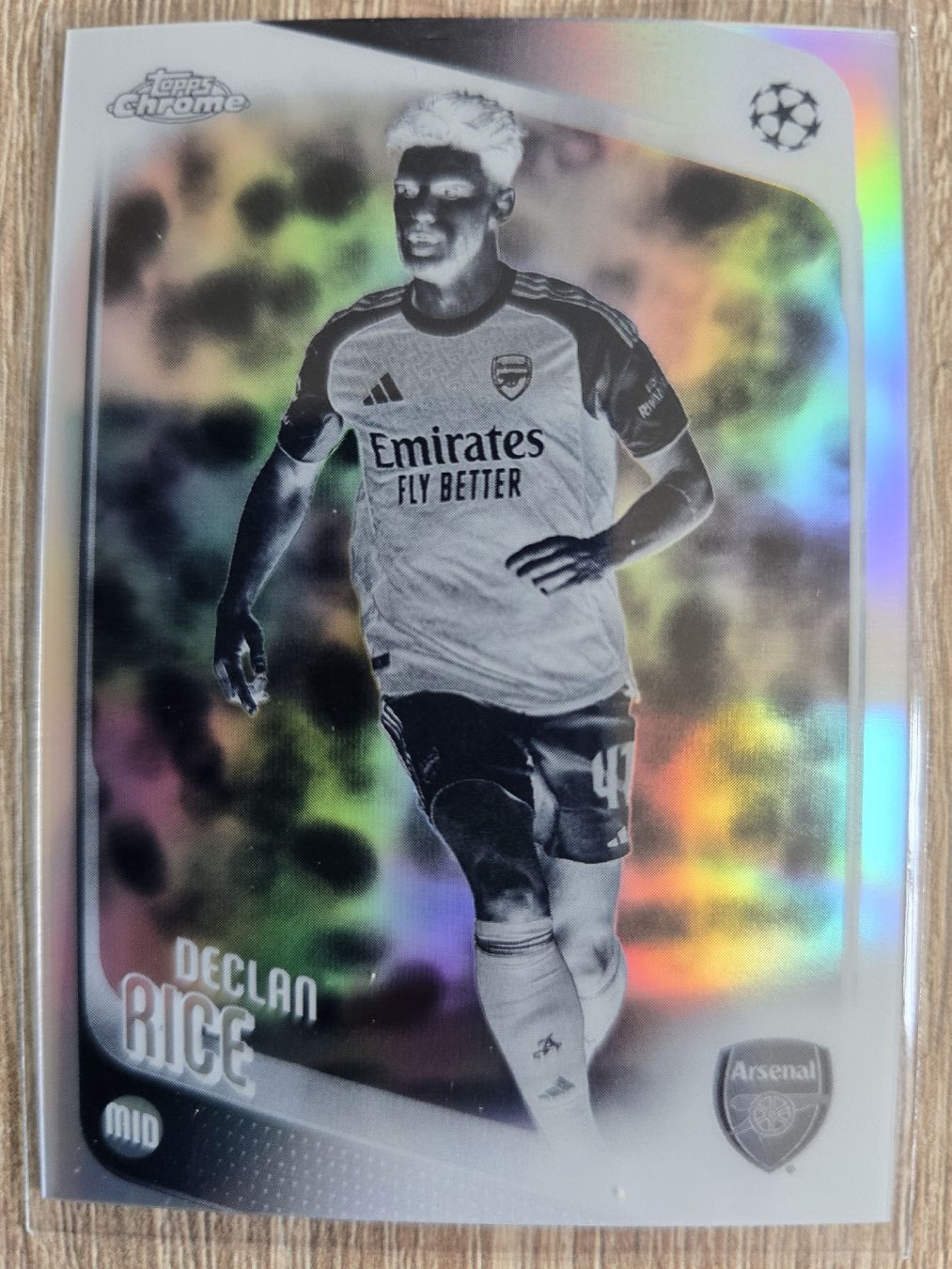 Topps Carte collezionabili: Topps Chrome Declan Rice Negative Refractror Arsenal – Nuovo (secondo la descrizione) da St. Gallen venduto da SaintCity