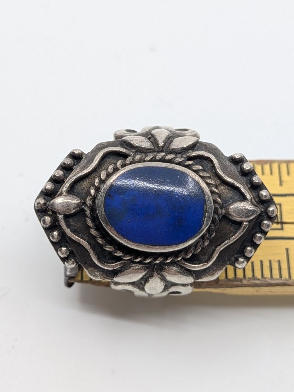 Anelli: Fingerring Silber 925 mit Lapislazuli – Usato da Emmen venduto da magelan