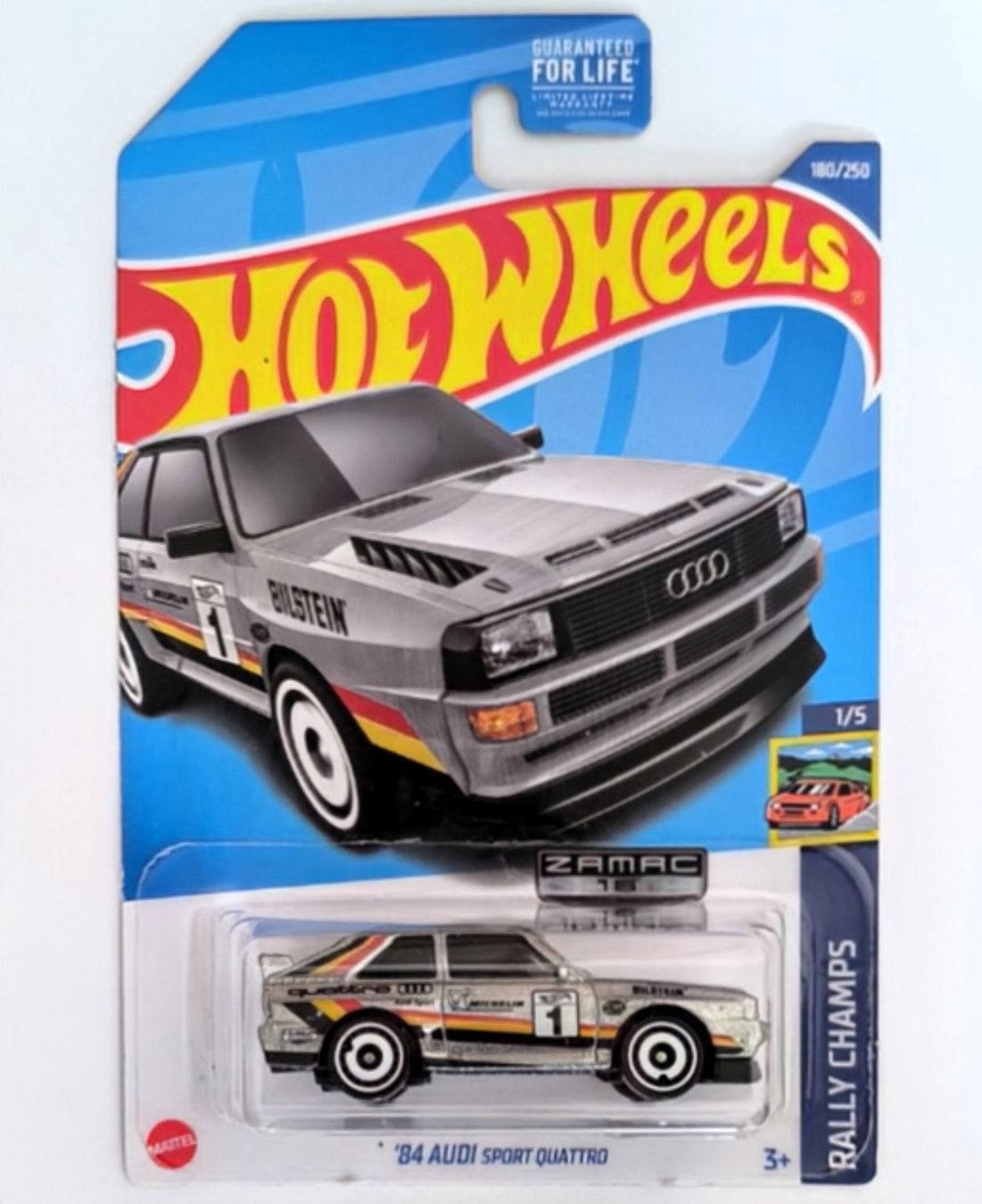 Hot Wheels Audi 84 Audi Sport Quattro ZAMAC (2021) (Neu und