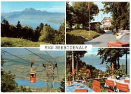 Küssnacht am Rigi - 4 Bild AK Seebodenalp