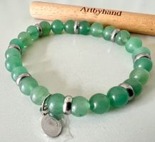 NEU Aventurin Edelstein Armband 8 mm – mit Symbol-Anhänger