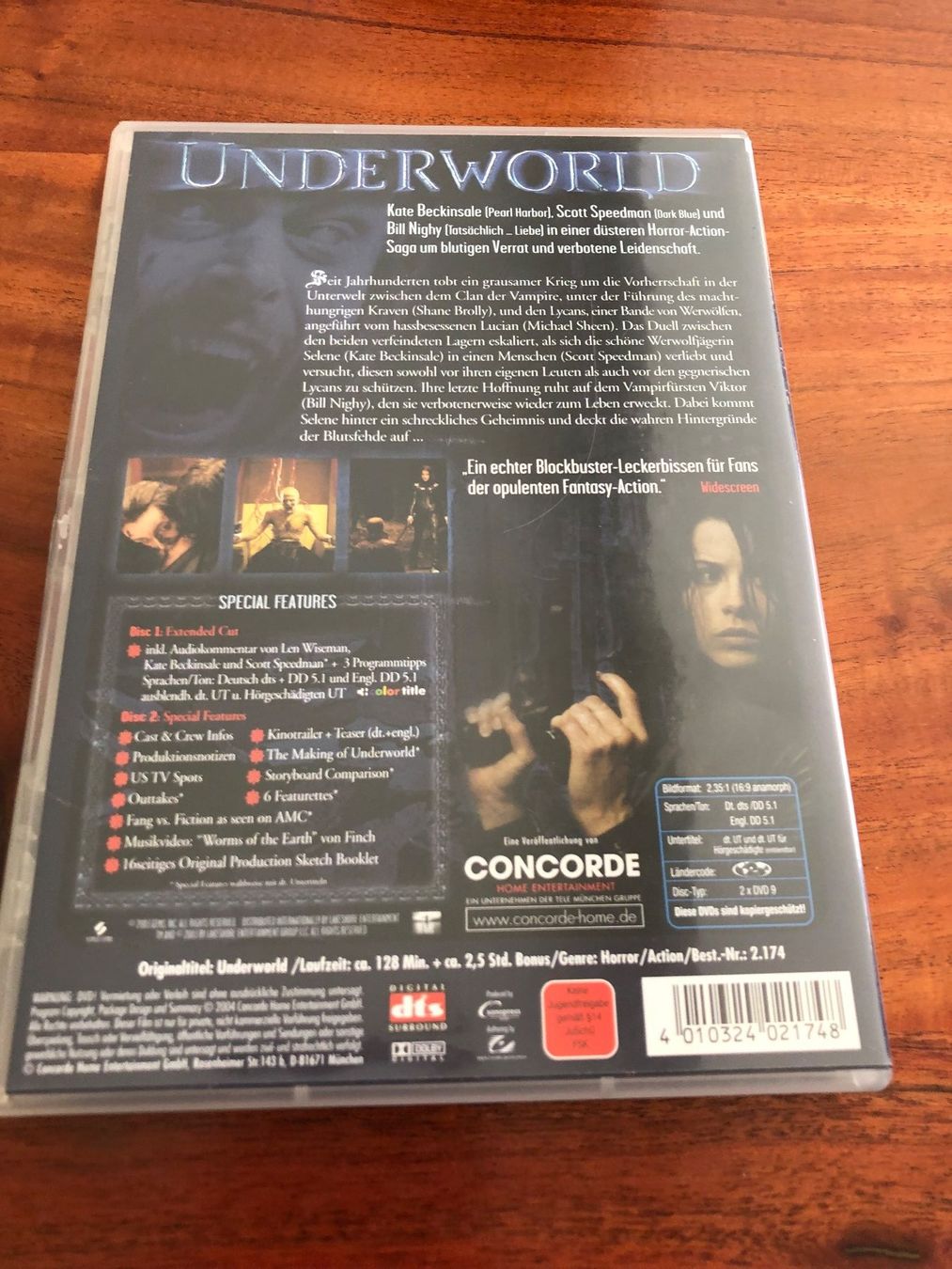 Tutti i DVDs: Underworld Extended Cut DVD Top Zustand – Usato da Schübelbach venduto da Dolly990_2 1