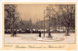 TOP Ansichtskarte: GRUSS vom EISFELD TONHALLE ZH 1920