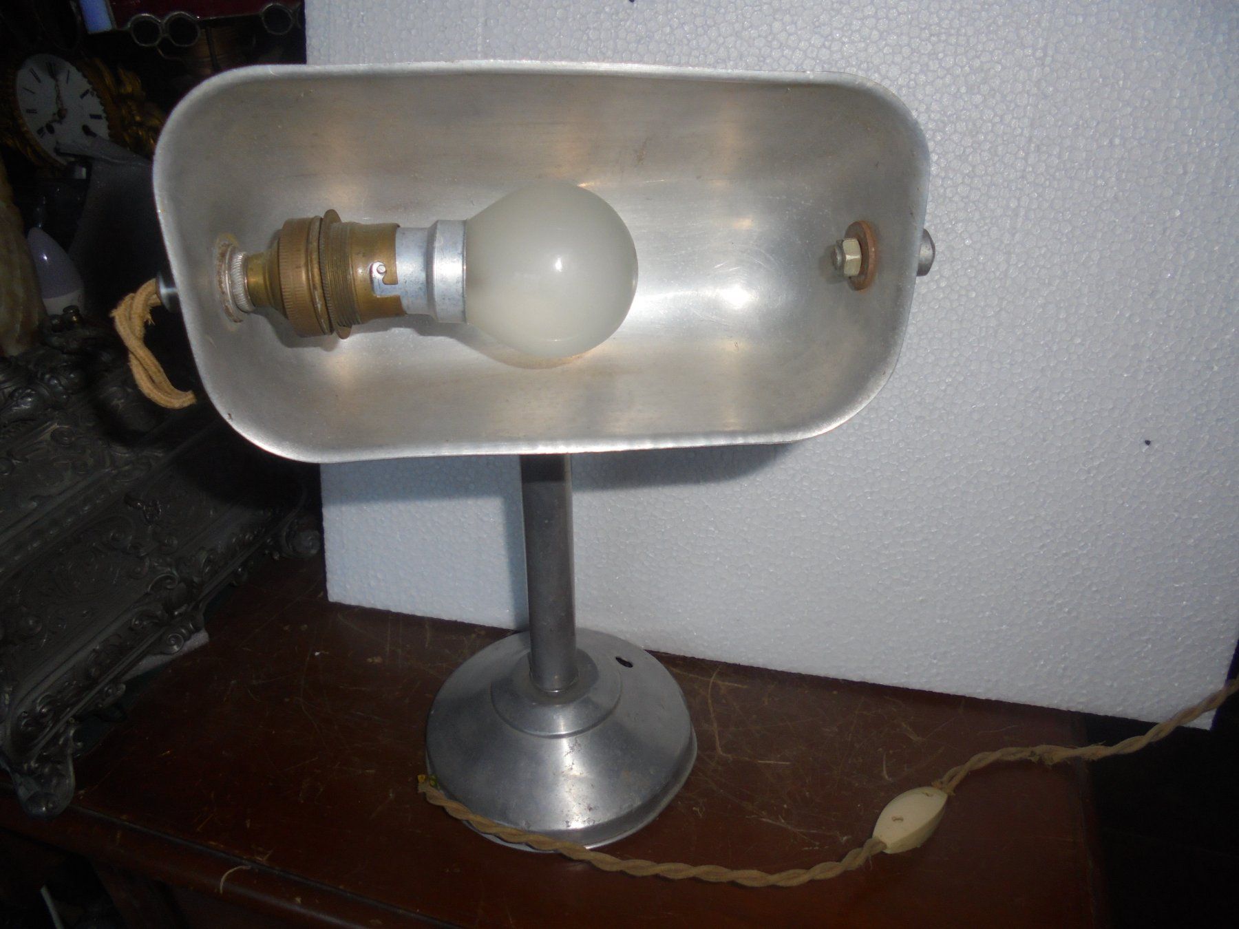 Lampen: Antike Schreibtischlampe ca. 1940 – Gebraucht aus Camorino von Hunpete 3