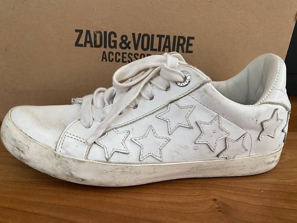 Zadig & Voltaire Scarpe da donna: Zadic &Voltaire Lederschuh, vintage Sniker s – Usato da Rorschacherberg venduto da LUXUS24