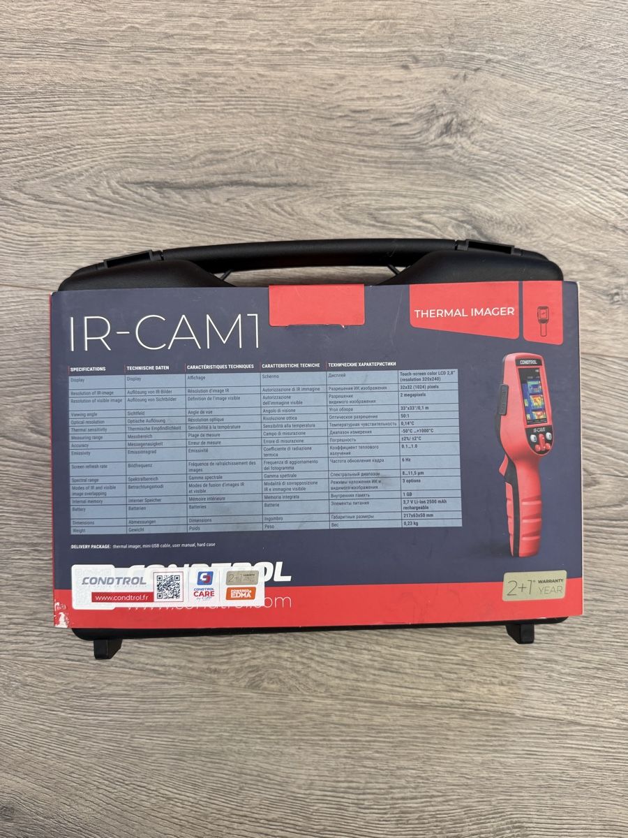 Messen: caméra thermique CONDTROL IR-CAM1 – Neu und originalverpackt aus Lausanne von OFFICINA.shop 2