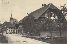 Schnottwil SO Dorfeingang , ca.1920