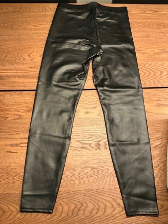 Schicke Lederlook Leggings, Grösse 40  perfekt für Herbst!