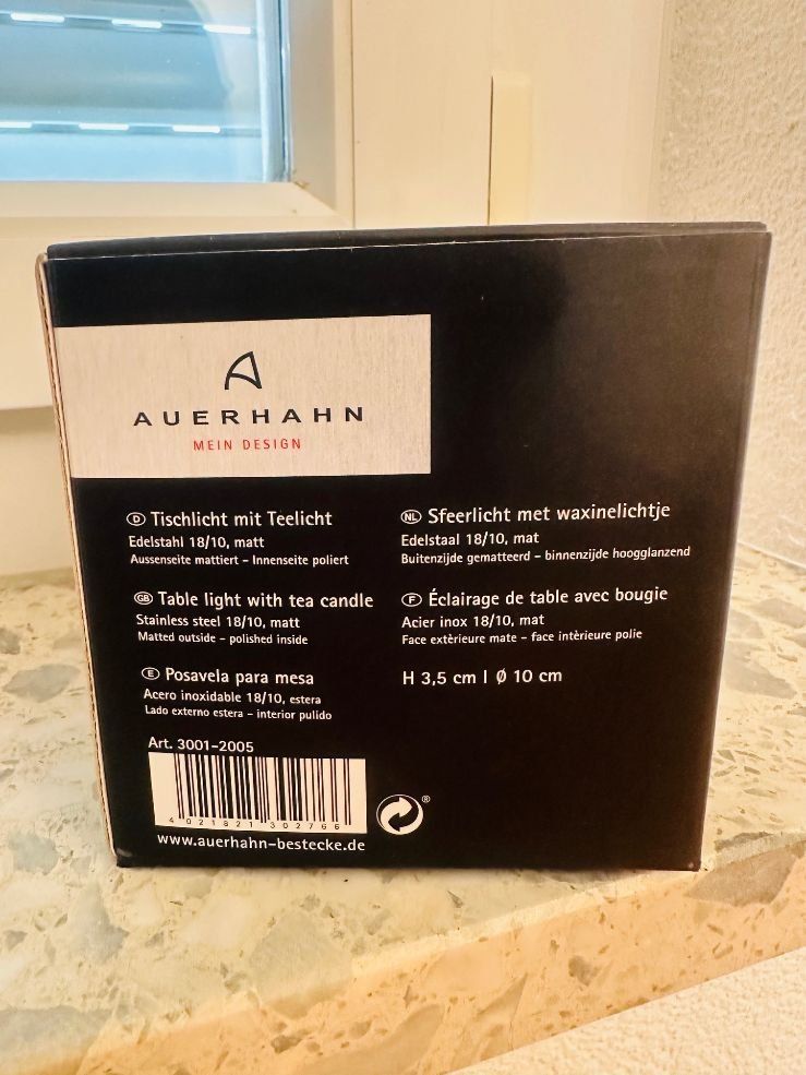 Tutte le decorazioni: Auerhan Tischteelicht Ständer & Teelicht – Nuovo e nell'imballaggio originale da Fällanden venduto da Eifachschoen 1