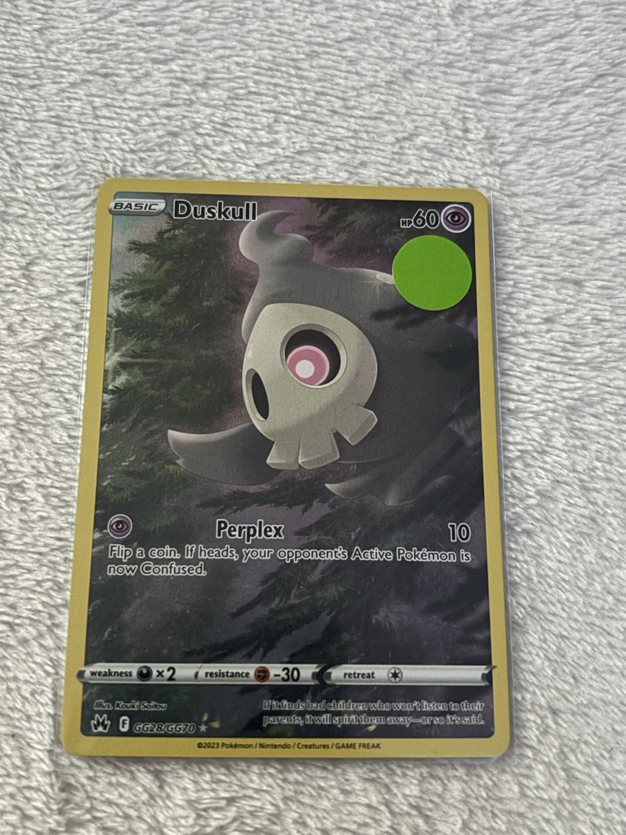 Pokémon Carte collezionabili: Duskull - Crown Zenith, english NM – Nuovo (secondo la descrizione) da Stans venduto da alaia55