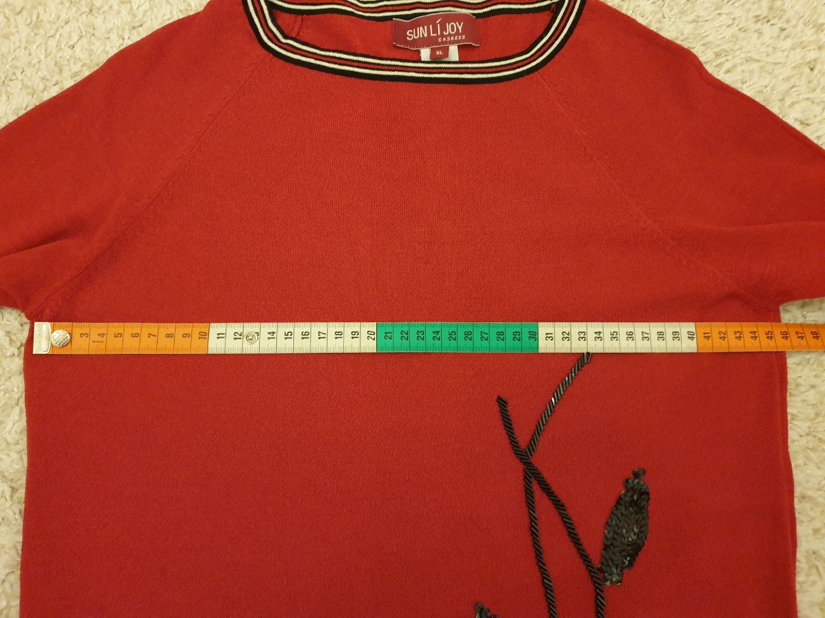 Pullover & Sweatshirts: Pull léger, M, manche 3/4, rouge,viscose 65%,excellent état – Neu (gemäss Beschreibung) aus Neuchâtel von Verenas12 3