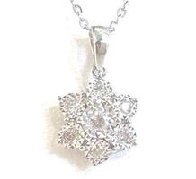 Diamantanhänger, 750 Weissgold,  zus. 0.21ct. G/SI, 990 CHF