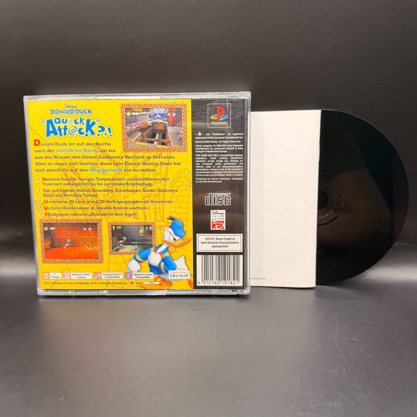 Sony Giochi: PS1 Donald Duck Quack Attack – Usato da Düdingen venduto da Nerdworld 1