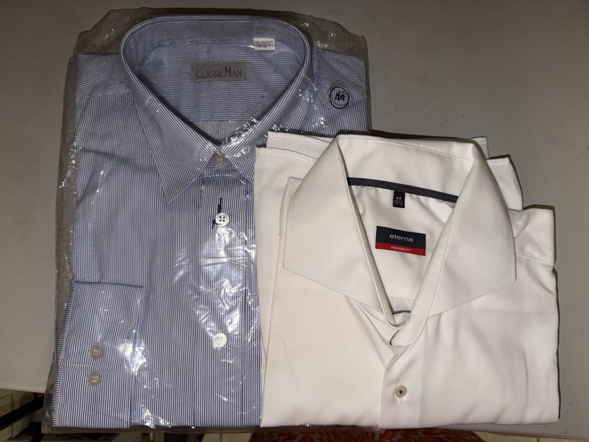 Kleiderpakete: 2 Herren Hemden ETERNA u.Classic Gr 44 neu – Neu (gemäss Beschreibung) aus Dornach von samuti