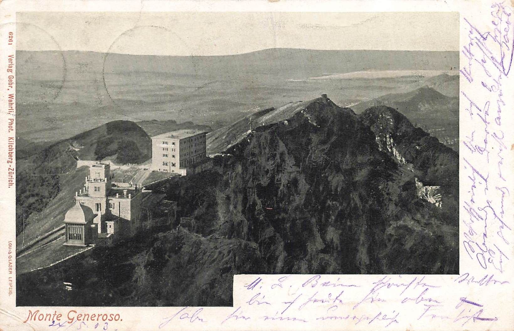 Ansichtskarten: Monte Generoso – Gebraucht aus Biasca von Blenio71