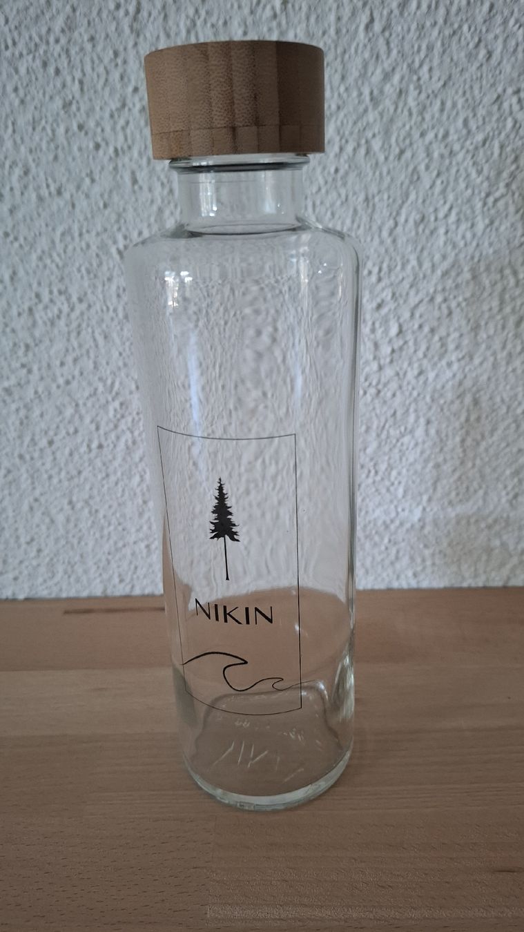 Nikin Gourdes & Thermos: Nikin Glasflasche mit Holzdeckel, neu – Neuf avec emballage d'origine à Emmen par Tigerlady 3