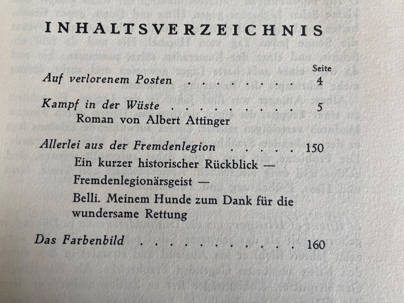 Bücher: Buch "Kampf in der Wüste" (Fremdenlegion) – Gebraucht aus Aarau von Matros1 2