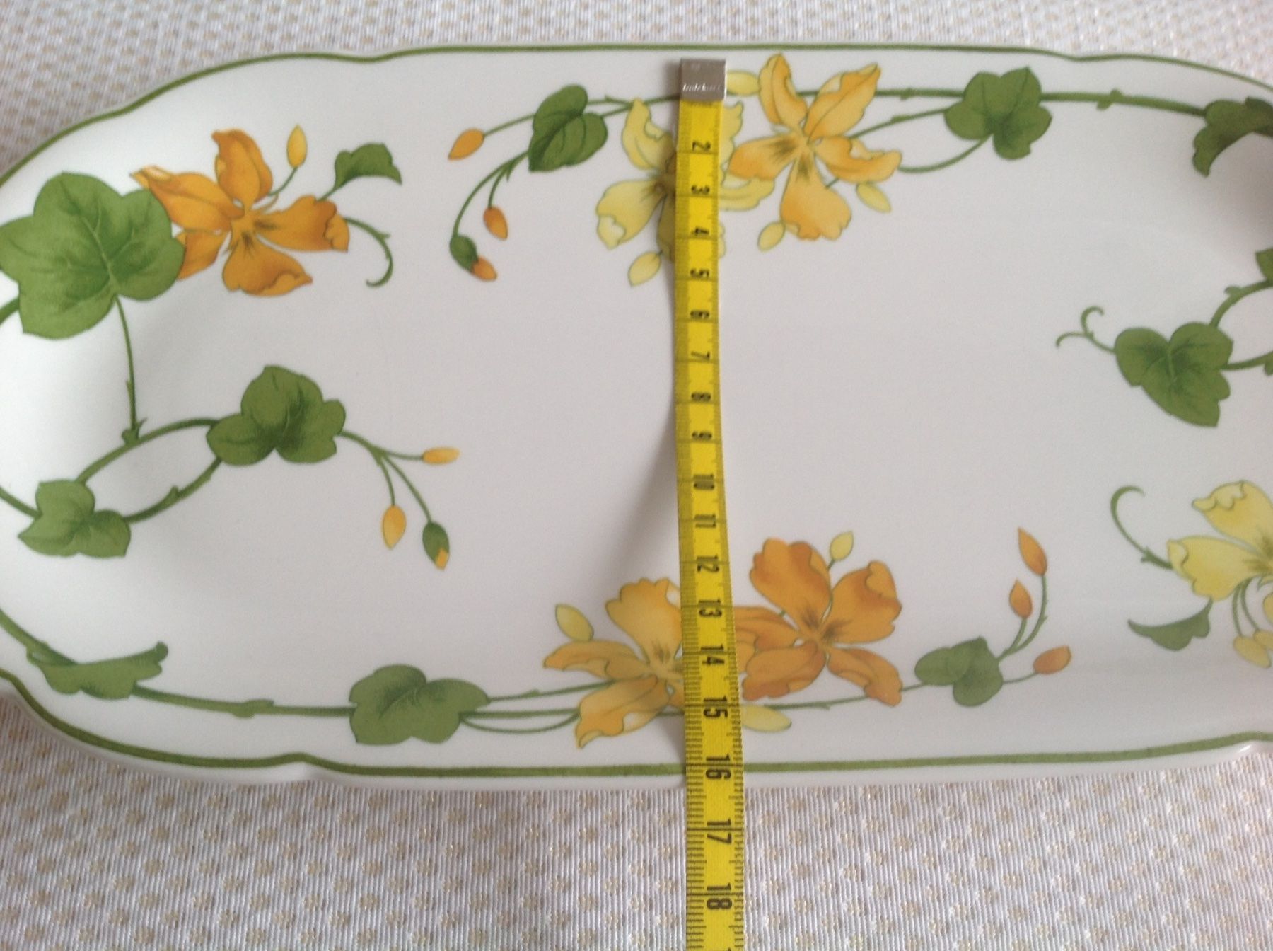 Villeroy & Boch Piatti di portata: Villeroy & Boch - Geranium - plat 33x16cm – Usato da Sion venduto da accroshoes 4