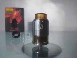 Vandy Vape: PYRO RDTA [V1] 24mm, Es/Pyrex/Ultem, 4.5ml - NEU