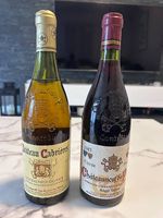 2 magnifiques bouteilles de Châteauneuf-du-pape