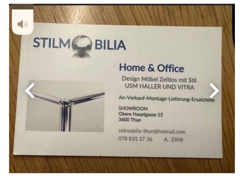 USM Scaffali: Usm Evtra Grosse Büro Möbel Lieferung Gratis – Usato da Thun venduto da Thuno6 4