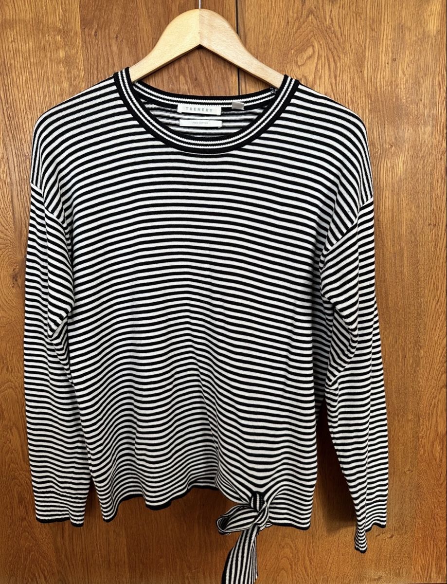 Pulls & Sweat-shirts: Pullover Trenery gestreift Pima Baumwolle oversize S – Neuf (Voir description) à Walzenhausen par auw_sx8w