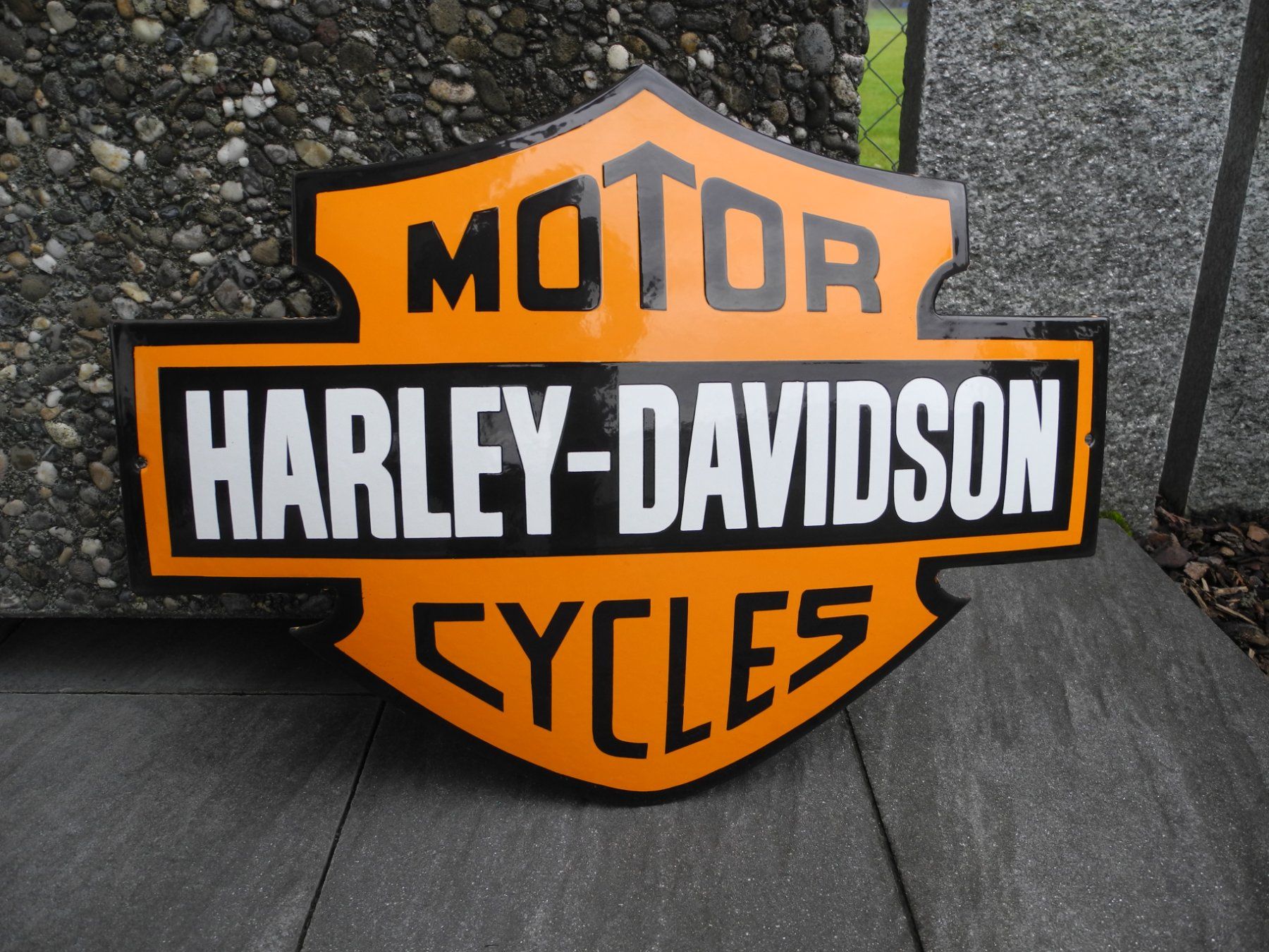 Harley-Davidson Schilder: HARLEY DAVIDSON EMAILSCHILD – Gebraucht aus Reinach AG von Huckleberrysix 2