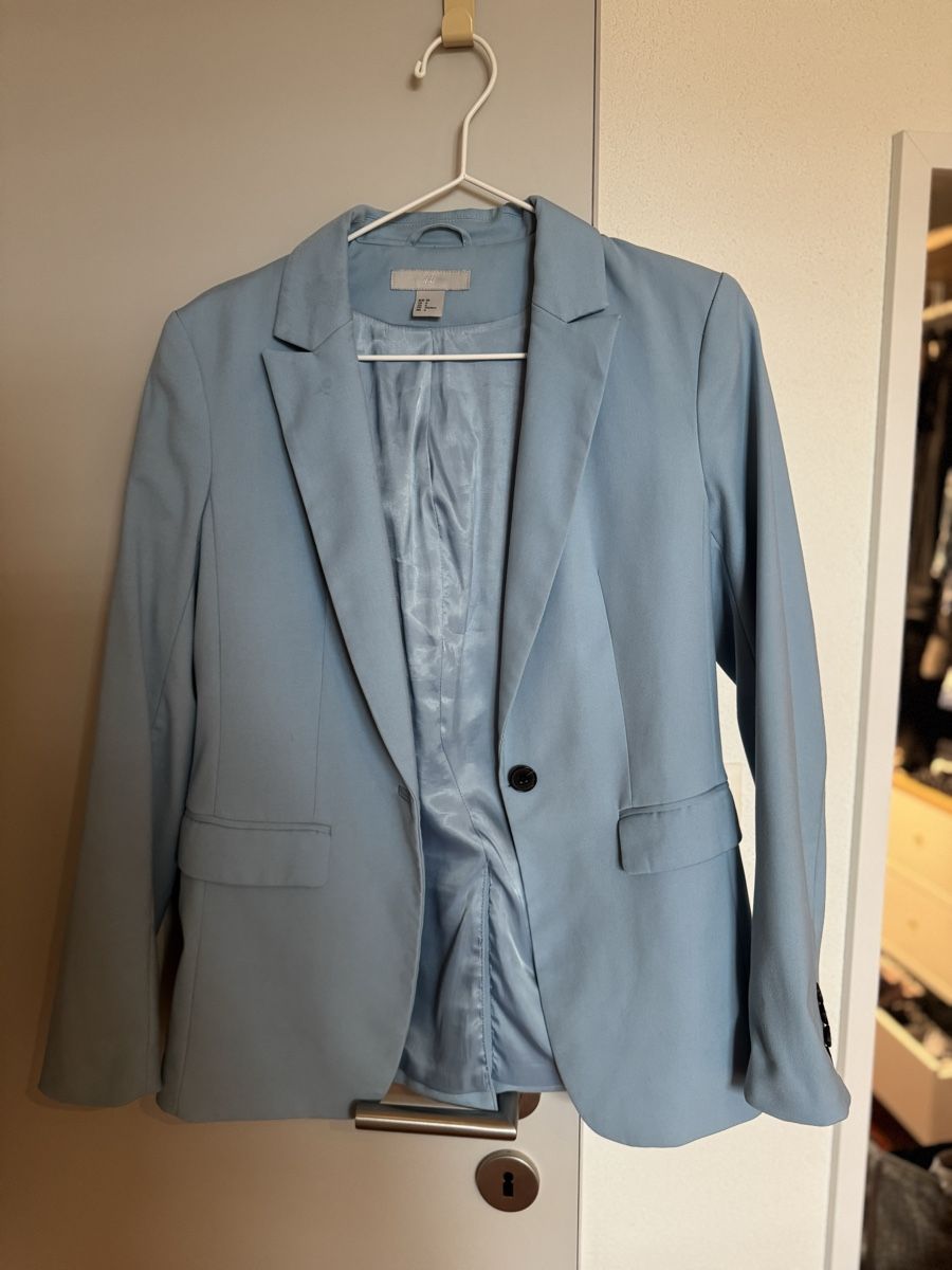H&M Jacken: H&M Blue Blazer - Size M – Gebraucht aus Meilen von babiola