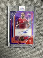 Cody Gakpo Topps Chrome Autogramm Karte 39/75 Liverpool