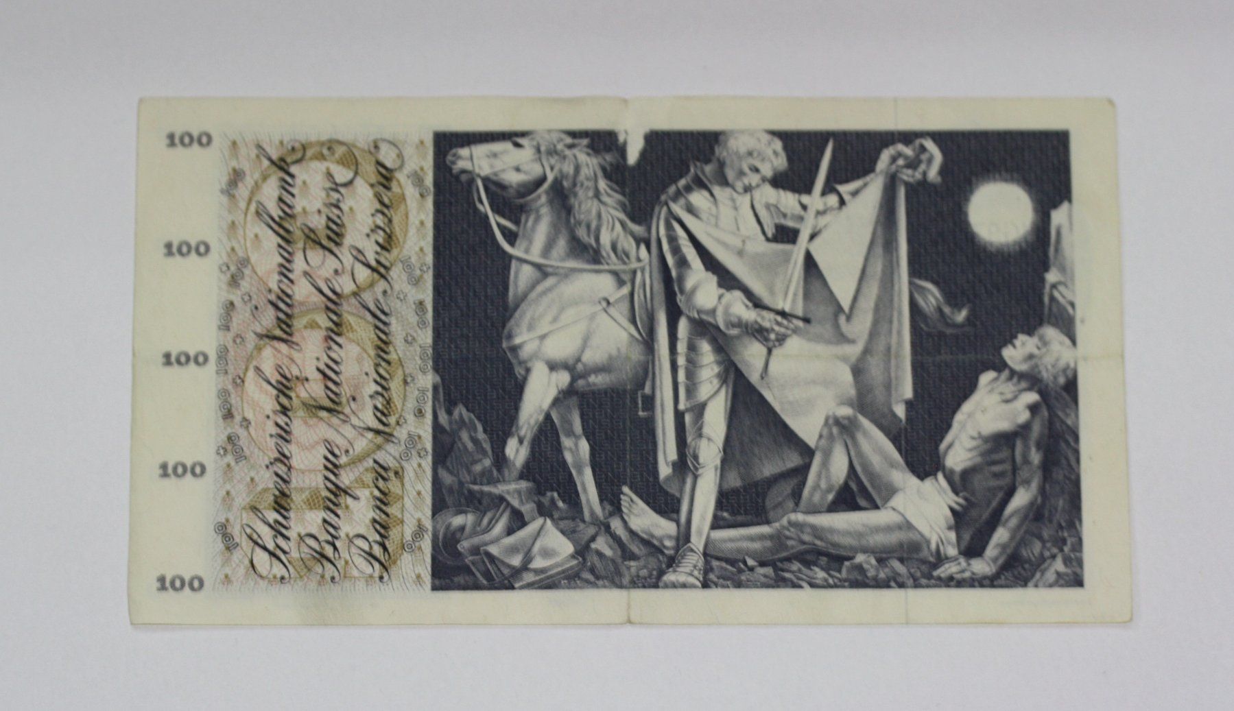 Banconote: 100 Franken Note 1973 – Usato da Chur venduto da Invinoveritas 1