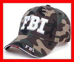 FBI Basecap Camouflage Kapp Hut Mütze Militär Polizei USA