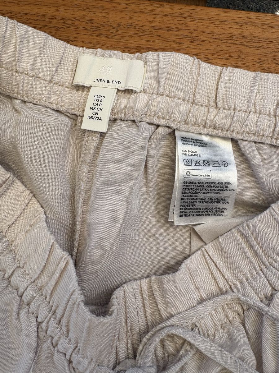 H&M Pantaloni: Damen Sommerhose Leinen 45% – Usato da Oensingen venduto da Chicotus 2