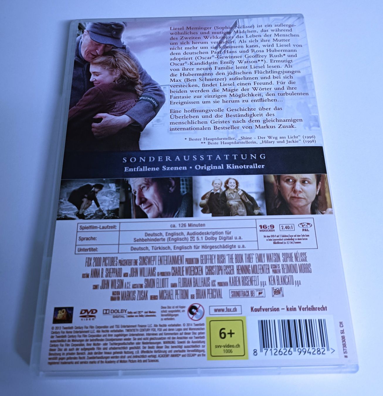 Tous les DVDs: DIE BÜCHERDIEBIN mit Emily Watson – D'occasion à Köniz par Movieportal007 1