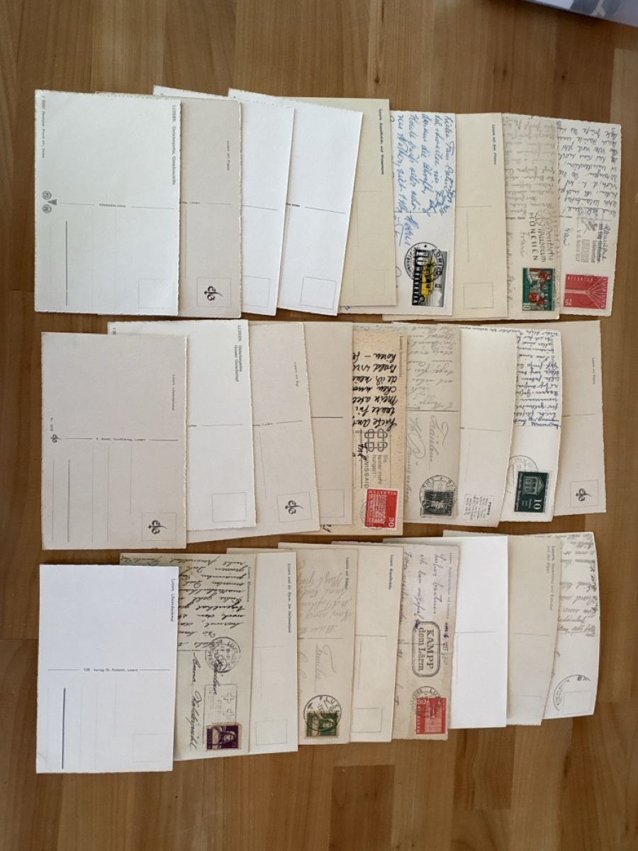 Cartoline postali: AK von Luzern ( kleinformat ) – Usato da Rümlang venduto da Brieftaube2 1
