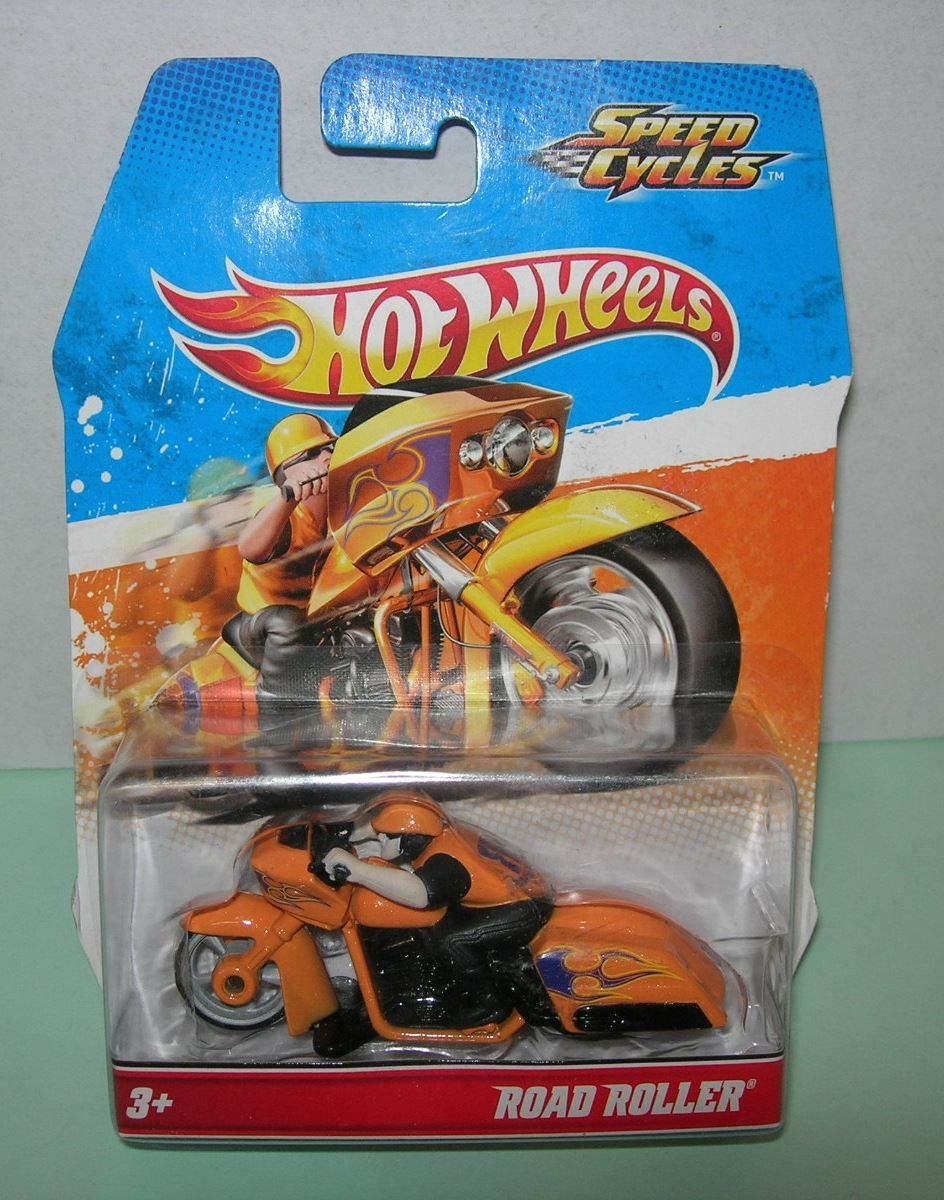 Hot Wheels Giocattoli: ROAD ROLLER  - Speed Cycles * Hot Wheels – Nuovo e nell'imballaggio originale da Hornussen venduto da Corvette-