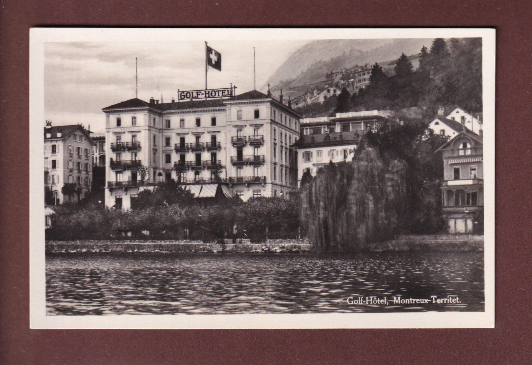 Ansichtskarten: MONTREUX - Golf-Hôtel – Gebraucht aus Pully von nicecards