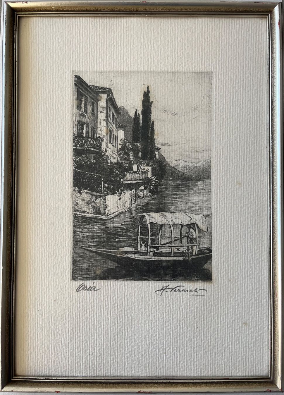 Grafica & Litografie: Alte signierte Lithographie – Usato da Döttingen venduto da zha_xh2w