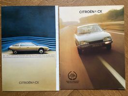 Citroën CX Prospekte Konvolut 1974 1975 1976 brochure lot