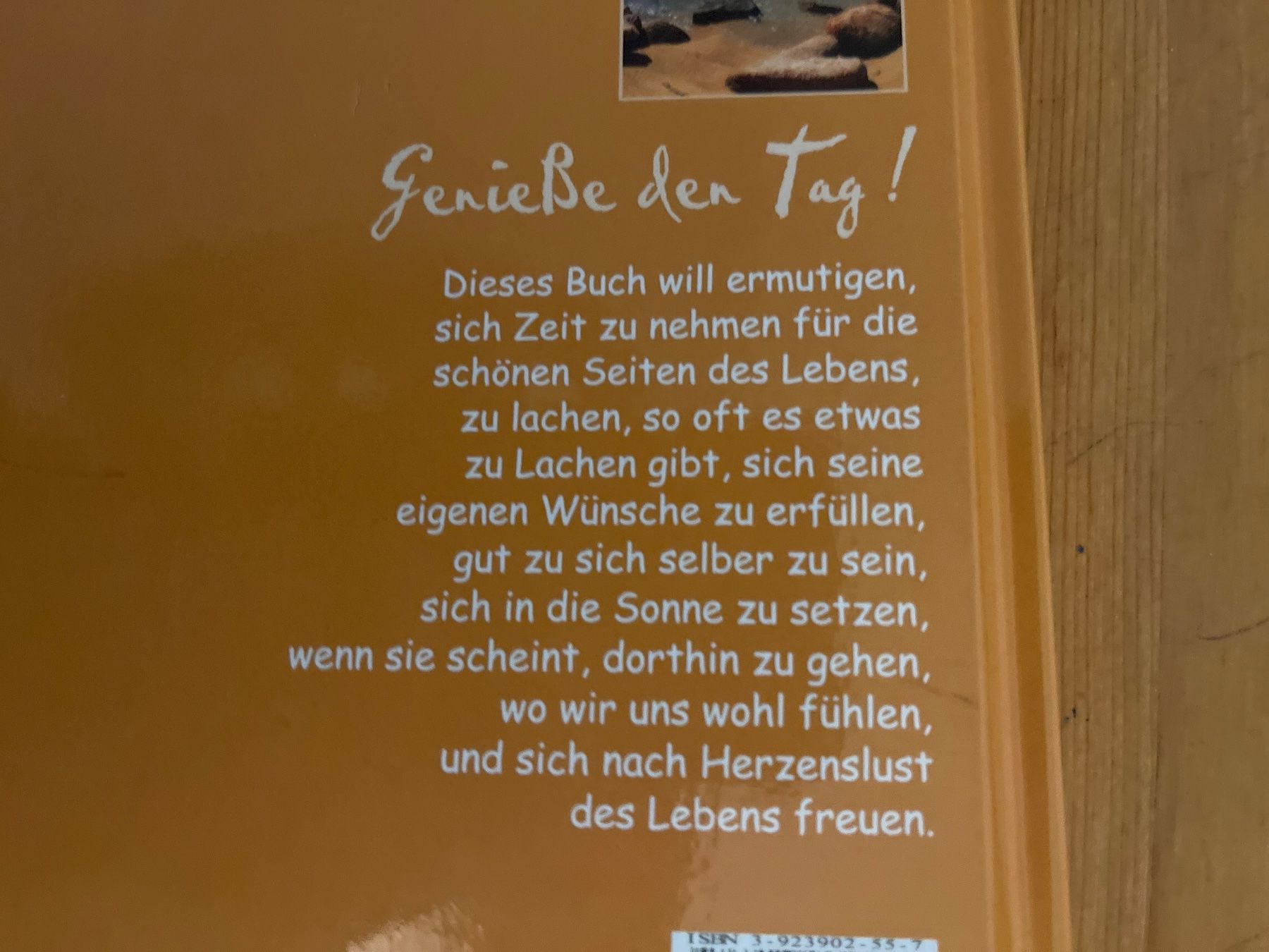 Bücher: Buch Geniesse den Tag Buch der Lebensfreude – Neu (gemäss Beschreibung) aus Andelfingen von  2