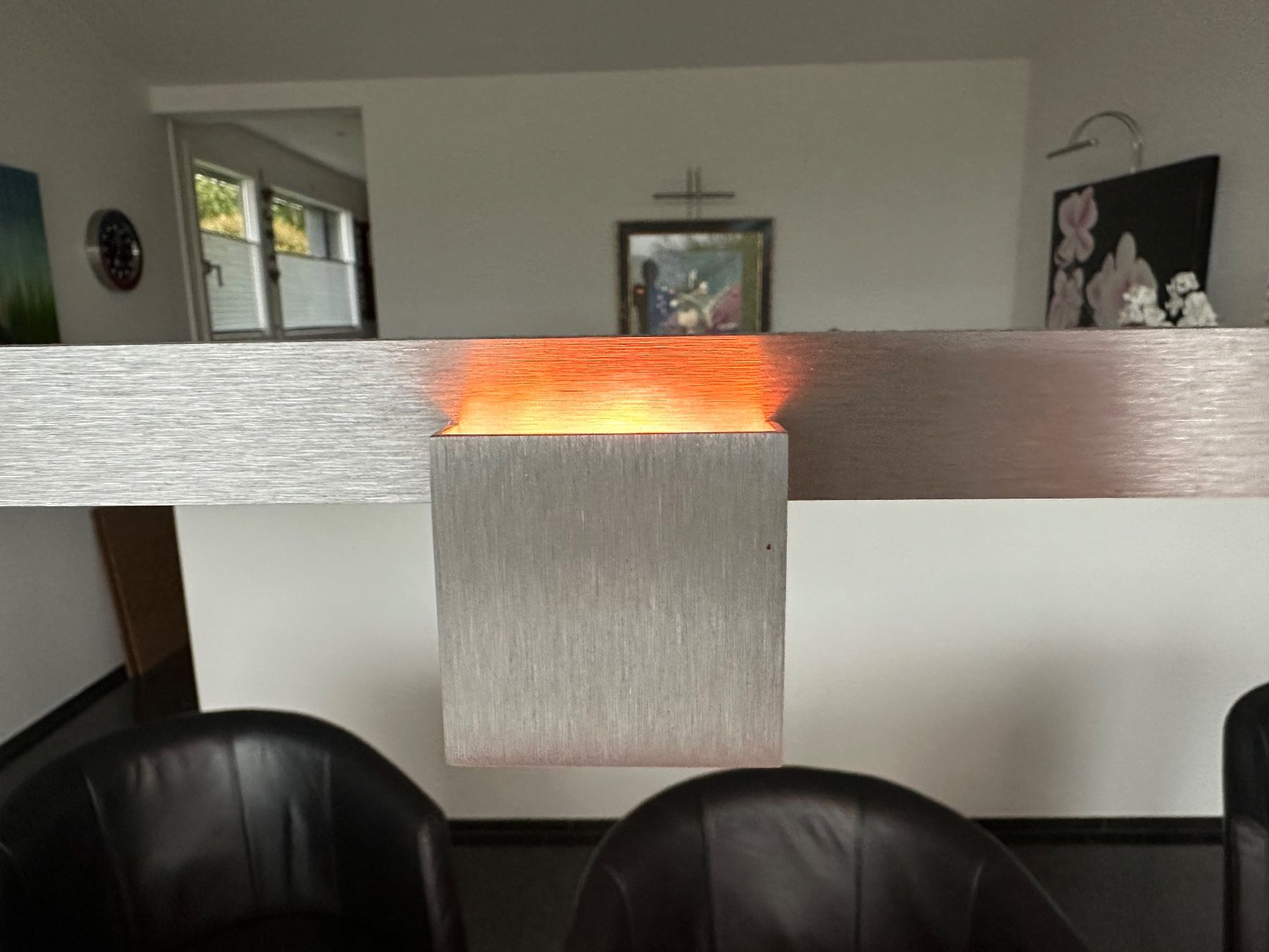 Lampen: Moderne Design Hängelampe, dimmbar, Edelstahl – Gebraucht aus Wettswil von haddy91 9