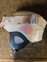 Skihelm 46 Nord weiss rosa Grösse 51-55cm gebraucht