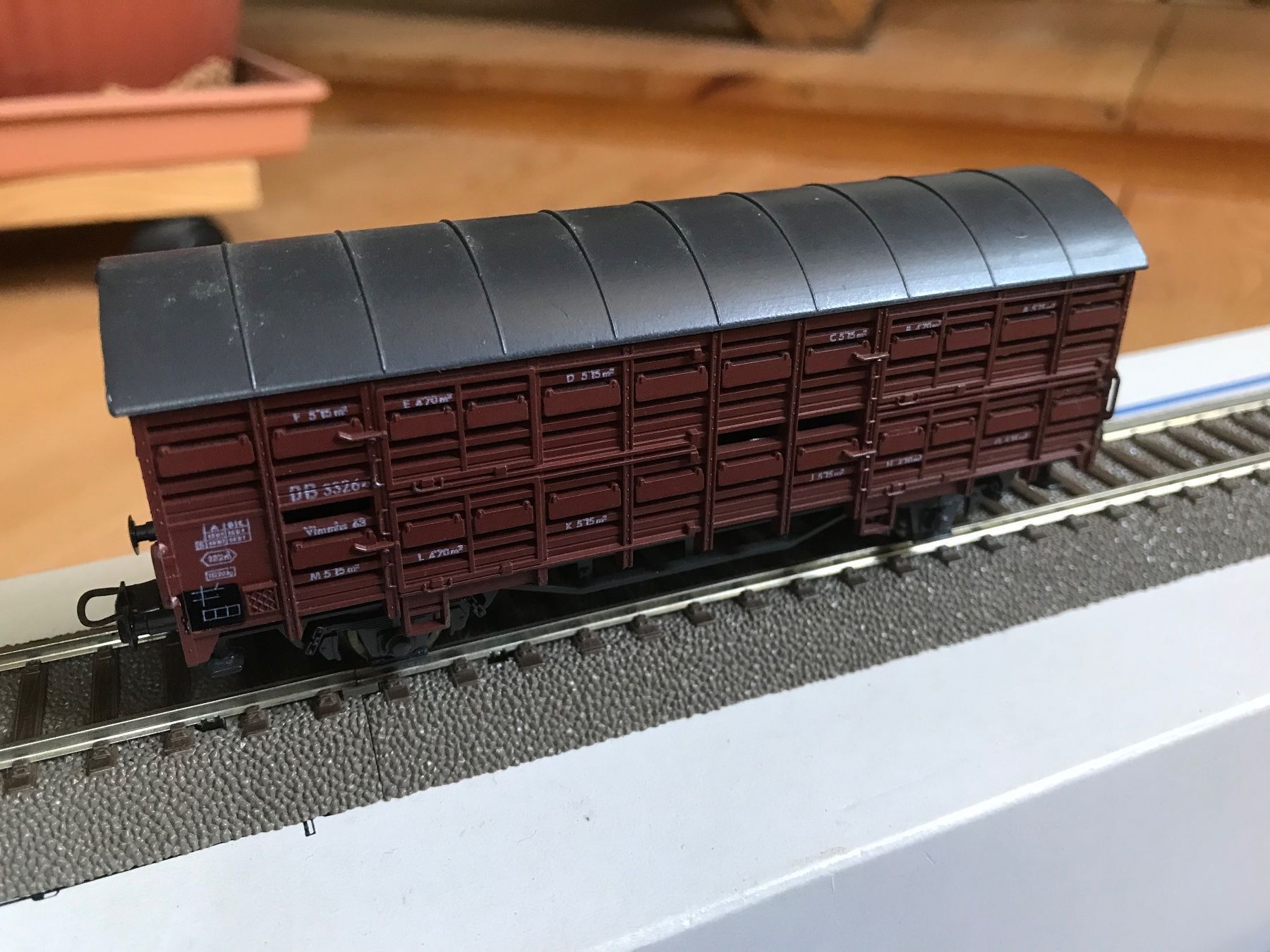 Roco Modelleisenbahnen: roco 66875, verschlagwagen der DB – Gebraucht aus Liestal von ozo2005 3